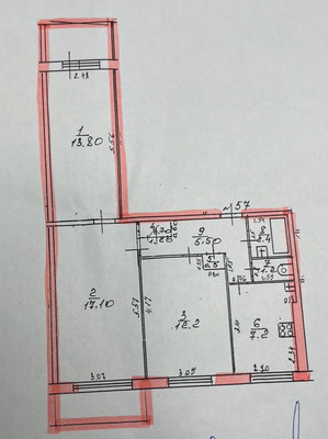 Продам трехкомнатную (3-комн.) квартиру, Заречный б-р, 9, Нижний Новгород г