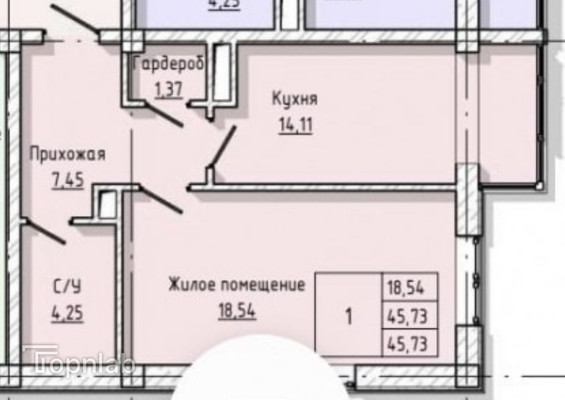 Продам однокомнатную (1-комн.) квартиру, А.А.Кадырова ул, 24, Нальчик г