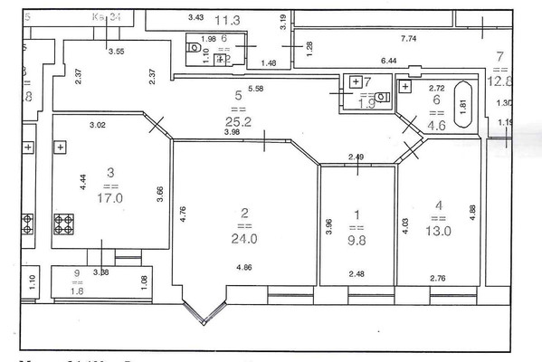Продам трехкомнатную (3-комн.) квартиру, Коминтерна ул, 139, Нижний Новгород г