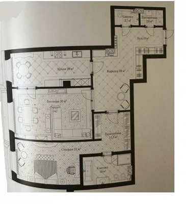 Продам двухкомнатную (2-комн.) квартиру, Реки Фонтанки наб, 76Ак2, Санкт-Петербург г
