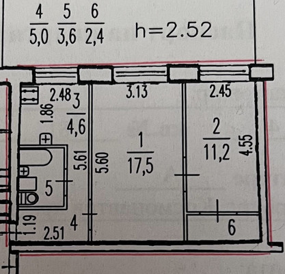 Продам двухкомнатную (2-комн.) квартиру, Космонавтов пр-кт, 29к4, Санкт-Петербург г