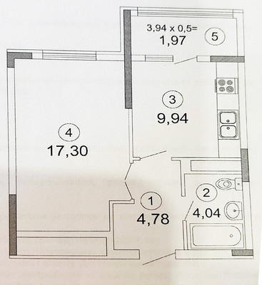 Продам однокомнатную (1-комн.) квартиру, Крымской весны ул, 4К1А, Мирное с