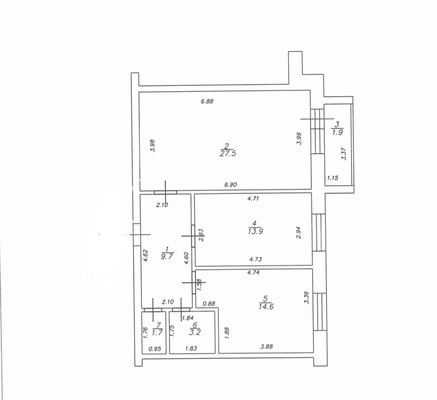 Продам двухкомнатную (2-комн.) квартиру, Галимджана Баруди ул, 16к3, Казань г