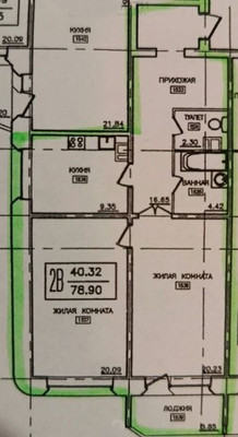 Продам двухкомнатную (2-комн.) квартиру, Угрешская ул, 32, Дзержинский г