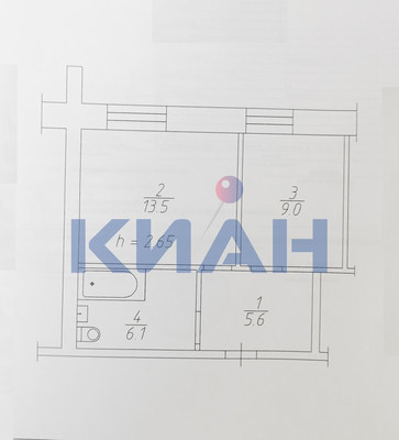 Продам двухкомнатную (2-комн.) квартиру, Верхняя ул, 3Б, Красноярск г