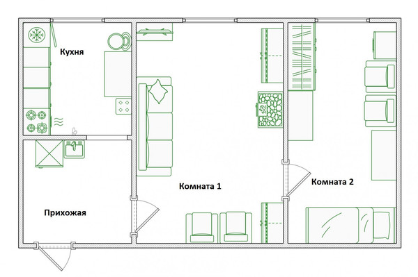 Продам двухкомнатную (2-комн.) квартиру, Пестеля 6-й проезд, 2а, Пенза г