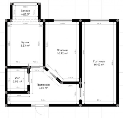 Продам двухкомнатную (2-комн.) квартиру, Головко ул, 200, Нальчик г