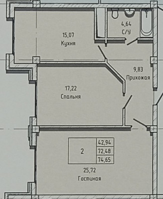 Продам двухкомнатную (2-комн.) квартиру, Московская ул, 14, Нальчик г