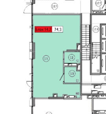 Продам коммерческое помещение 74,3 м2, Сельскохозяйственная ул, 26к3, Москва г