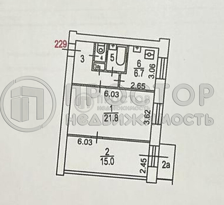 Продам двухкомнатную (2-комн.) квартиру, Каширское ш, 7к1, Москва г