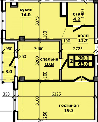 Продам двухкомнатную (2-комн.) квартиру, Кирова ул, 327, Нальчик г