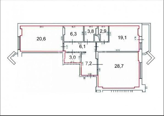Продам трехкомнатную (3-комн.) квартиру, Комсомольская ул, 8, Краснодар г