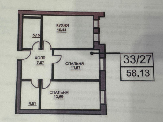 Продам двухкомнатную (2-комн.) квартиру, Парк Апрель ул, 33, Апрелевка г
