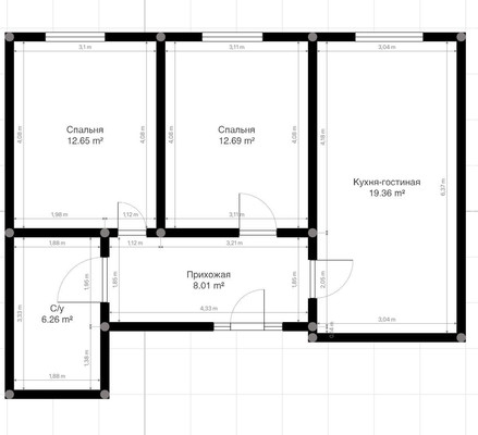 Продам двухкомнатную (2-комн.) квартиру, Байсултанова ул, 28, Нальчик г