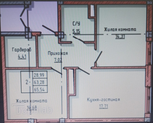 Продам двухкомнатную (2-комн.) квартиру, Байсултанова ул, 28, Нальчик г