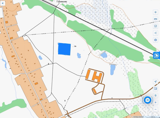 Продам землю для коммерческого использования 90 соток, Фермерское хоз., Лесная ул, Бережки д