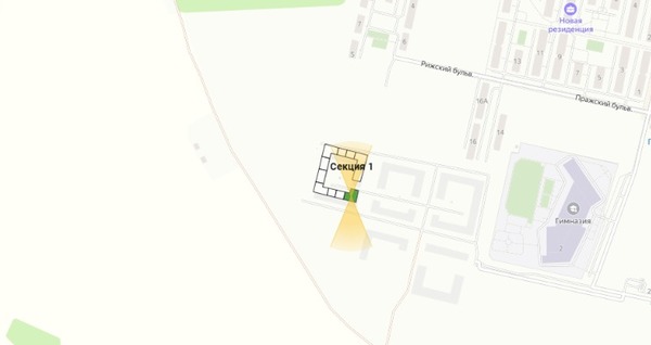 Продам двухкомнатную (2-комн.) квартиру (долевое), Героя России Катериничева ул, 1, Гурьевск г