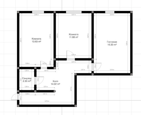 Продам двухкомнатную (2-комн.) квартиру, Горького ул, 29, Нальчик г