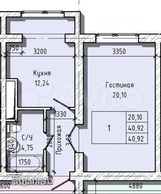 Продам однокомнатную (1-комн.) квартиру, Солнечная ул, 40, Нальчик г