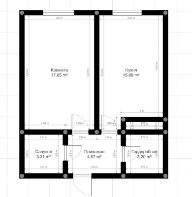 Продам однокомнатную (1-комн.) квартиру, Тарчокова ул, 33, Нальчик г