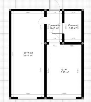 Продам однокомнатную (1-комн.) квартиру, Солнечная ул, 8к133, Нальчик г