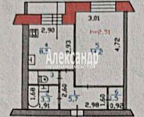 Продам однокомнатную (1-комн.) квартиру, Большая Каменная ул, 1к1, Выборг г