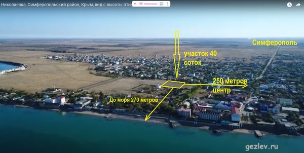 Продам землю для коммерческого использования 40 соток, Севастопольская ул, Николаевка пгт
