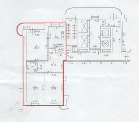 Продам трехкомнатную (3-комн.) квартиру, Комендантский пр-кт, 13Ак1, Санкт-Петербург г