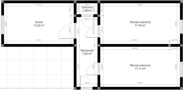 Продам двухкомнатную (2-комн.) квартиру, Тхакахова (Нарт мкр) ул, 30, Нальчик г