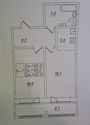 Продам двухкомнатную (2-комн.) квартиру, 31, Высоково д