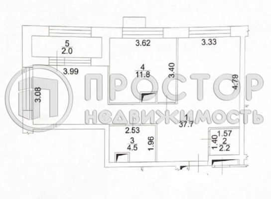 Продам двухкомнатную (2-комн.) квартиру, Мосфильмовская ул, 98к1, Москва г