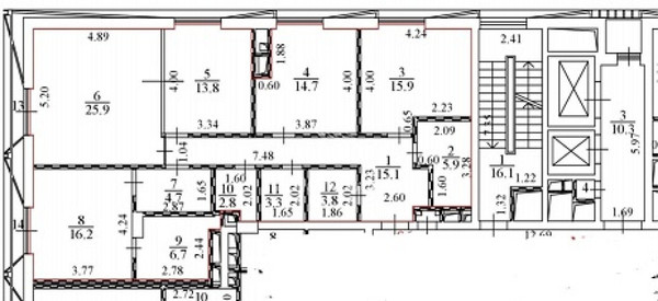 Продам многокомнатную квартиру, Донская ул, 14к3, Москва г