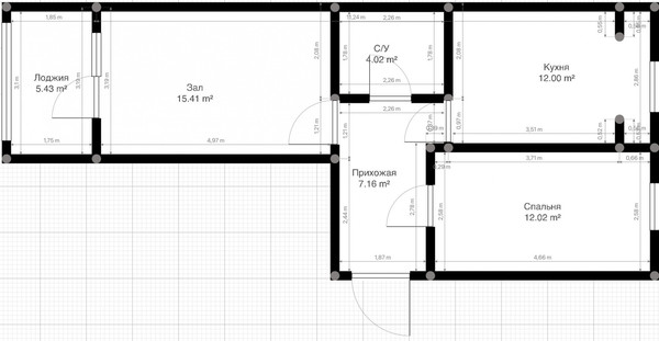 Продам двухкомнатную (2-комн.) квартиру, Мусова ул, 33, Нальчик г