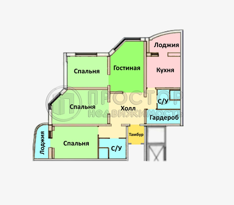 Продам трехкомнатную (3-комн.) квартиру, Новое ш, 5, Дрожжино рп