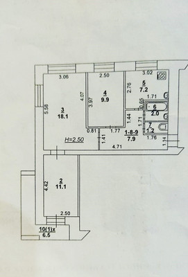 Продам трехкомнатную (3-комн.) квартиру, Ларина ул, 41/19, Ростов-на-Дону г