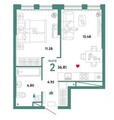 Продам однокомнатную (1-комн.) квартиру, Сибирский тракт, 24, Екатеринбург г
