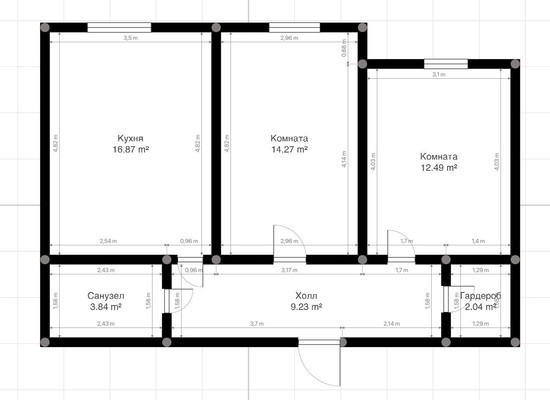 Продам двухкомнатную (2-комн.) квартиру, ОДС ул, 3, Нальчик г