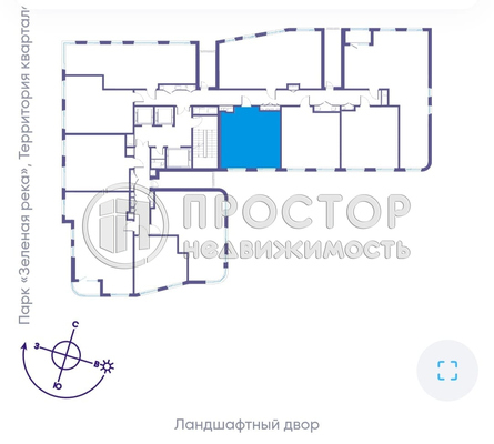 Продам однокомнатную (1-комн.) квартиру, Крузенштерна ул, 7, Москва г