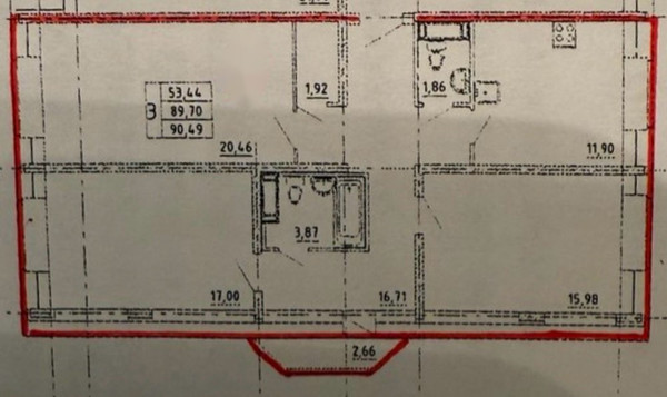 Продам трехкомнатную (3-комн.) квартиру, Ладожский б-р, 1к1, Тельмана п
