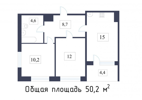 Сдам двухкомнатную (2-комн.) квартиру, Торфяная дор, 17к6, Санкт-Петербург г