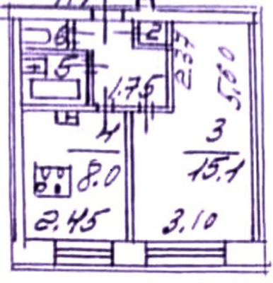 Продам однокомнатную (1-комн.) квартиру, Большевиков пр-кт, 19Щ, Санкт-Петербург г
