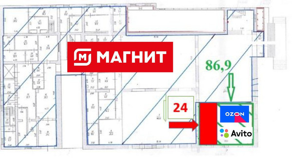 Сдам коммерческое помещение 18 м2, Героев Рыбачьего ул, 40ка, Мурманск г