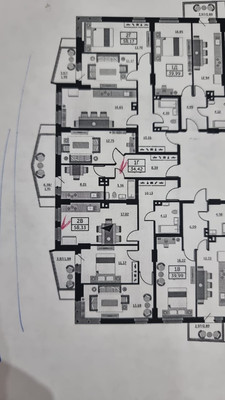 Продам двухкомнатную (2-комн.) квартиру, 23-я линия ул, 54, Ростов-на-Дону г