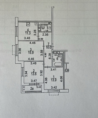 Продам трехкомнатную (3-комн.) квартиру, Гродненская ул, 9, Москва г