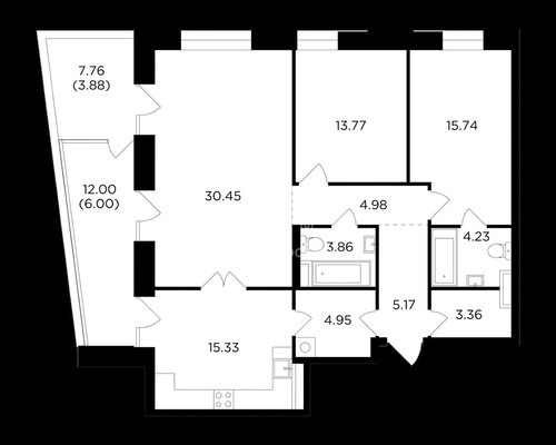 Продам трехкомнатную (3-комн.) , Эдуарда Стрельцова ул, 11, Москва г