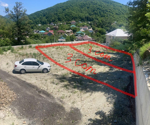 Продам участок 3 соток, ИЖС, Светлый пер, 11, Туапсе г, 0 км от города