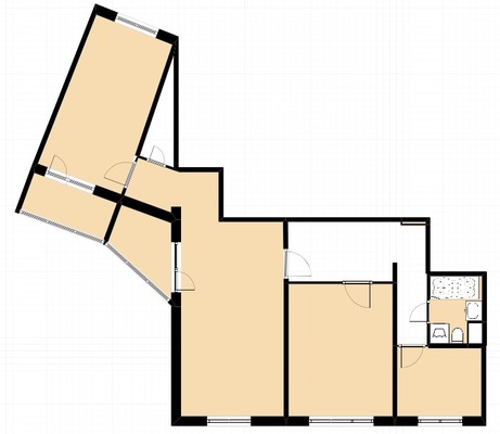 Продам трехкомнатную (3-комн.) квартиру, Зюзинская ул, 4к5, Москва г