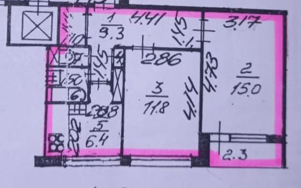 Продам двухкомнатную (2-комн.) квартиру, Генерала Симоняка ул, 4Ак1, Санкт-Петербург г