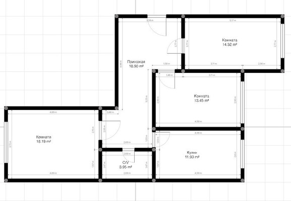 Продам трехкомнатную (3-комн.) квартиру, Московская ул, 14, Нальчик г