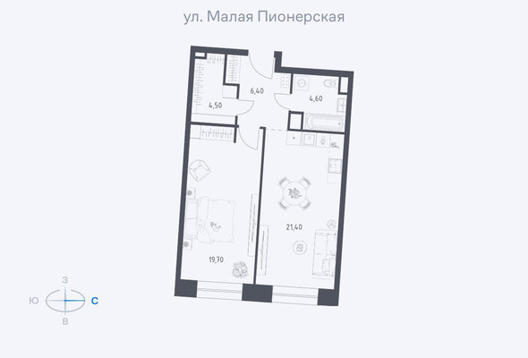 Продам однокомнатную (1-комн.) квартиру, Стремянный пер, 2, Москва г